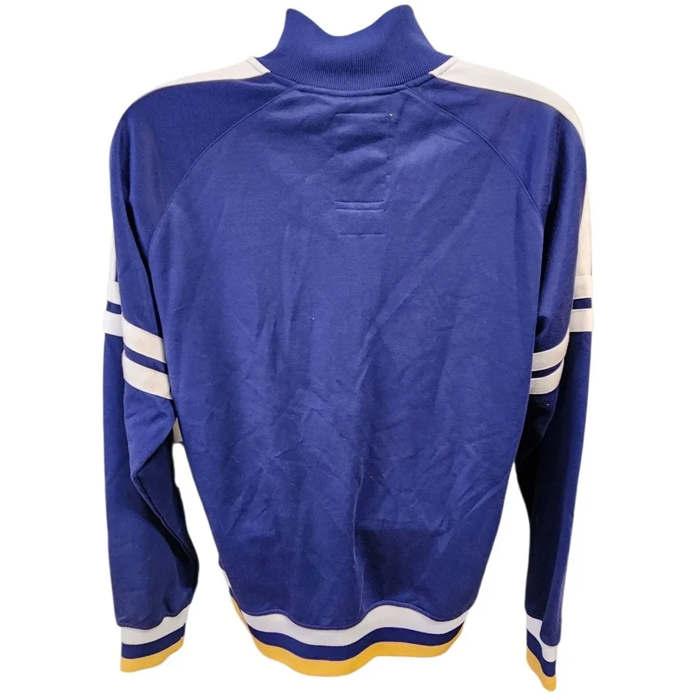 Jack Track & Field Mens Varsity Track Jacket Blue Ravine V-44 Large S06-8058‎
